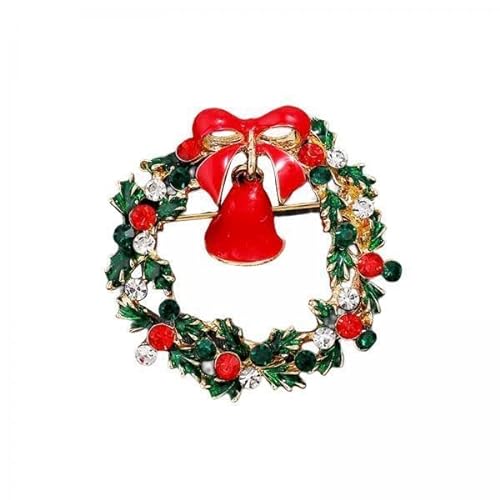 Amagogo 5x Elegante Weihnachtsbrosche, Kleidungsabzeichen, Broschen für Anzüge, Kleider, Pullover, Dekoration von Amagogo