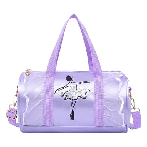 Amagogo Ballett-Tanztasche für Kinder, verschleißfest, langlebig, niedliche Ballerina-Reisetasche, Tutu-Kleidertasche für Wandern, Tanzen, Gymnastik, C von Amagogo