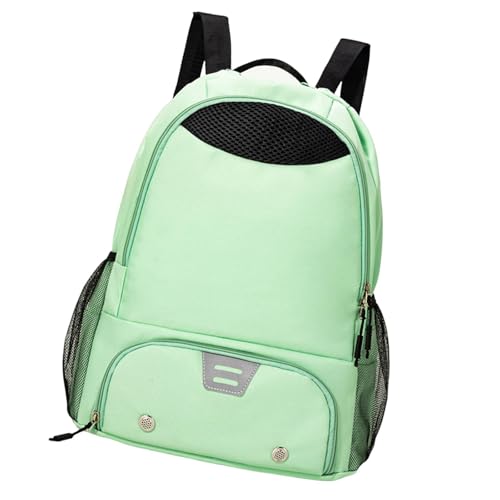Amagogo Basketball-Rucksack mit Kordelzug, Basketballtasche, bequem, tragbar, mit Reißverschluss, mit Schuhfach, Sporttasche für draußen, GrÜn von Amagogo