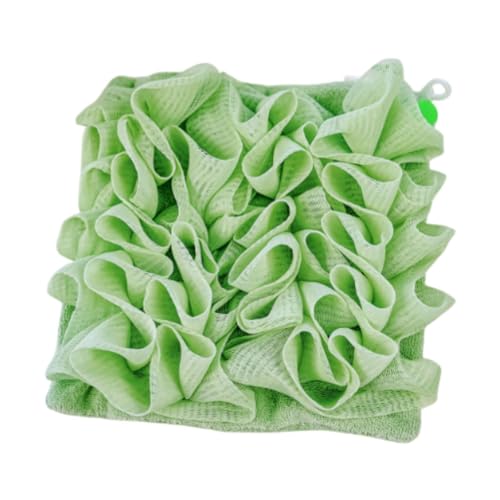 Amagogo Bath Schwamm Körper schrubben, Reinigung der Bürstenduschkugel für Erwachsene Kinder, Frauen Männer Haut schrubben tiefe Reinigungsmassage, GrÜn von Amagogo