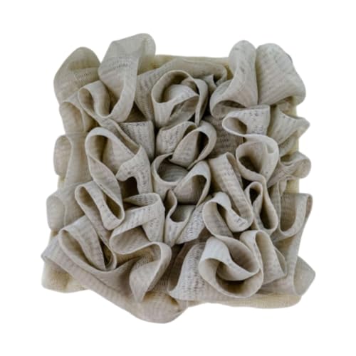 Amagogo Bath Schwamm Körper schrubben, Reinigung der Bürstenduschkugel für Erwachsene Kinder, Frauen Männer Haut schrubben tiefe Reinigungsmassage, Khaki von Amagogo