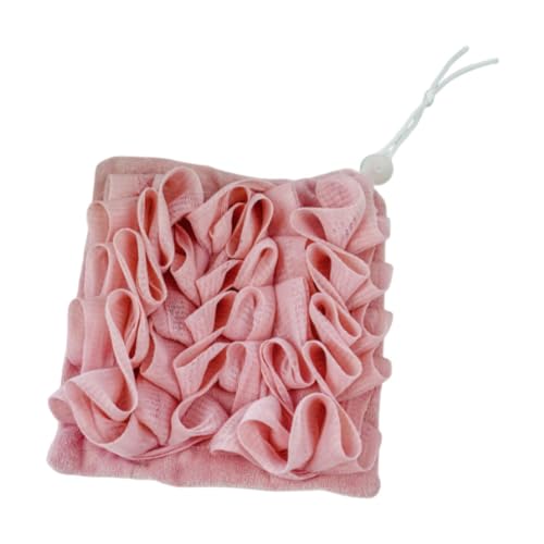 Amagogo Bath Schwamm Körper schrubben, Reinigung der Bürstenduschkugel für Erwachsene Kinder, Frauen Männer Haut schrubben tiefe Reinigungsmassage, Rosa von Amagogo