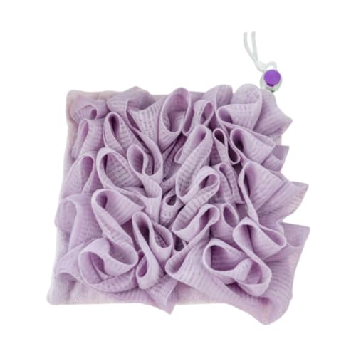 Amagogo Bath Schwamm Körper schrubben, Reinigung der Bürstenduschkugel für Erwachsene Kinder, Frauen Männer Haut schrubben tiefe Reinigungsmassage, Violett von Amagogo