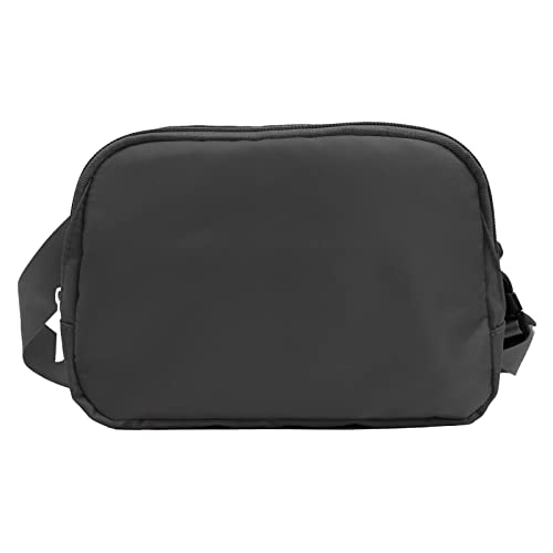 Amagogo Bauchtasche Hüfttasche Nylon Utility Gürtel Geldbörse Tote Pouch Brieftasche Telefon Schlüsselhalter Casual für Radfahren Taschenlampe Klettern Freizeit Reisen, Schwarz von Amagogo