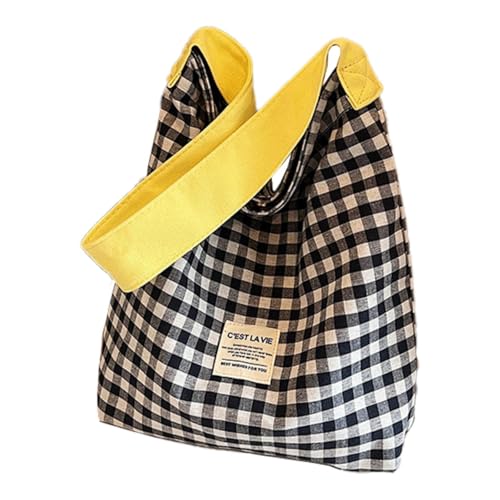 Amagogo Canvas Damen Umhängetasche Handtasche Vielseitige Tragetasche für Freizeit Täglichen Gebrauch Reisen, Schwarz Amagogo Canvas Damen Umhängetasche Handtasche Vielseitige Tragetasche für Freizeit Täglichen Gebrauch Reisen, Schwarz von Amagogo