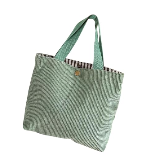 Amagogo Cord -Umhängetasche Top Griff Tasche für Trendige Unterarm -Tasche für Reisen für Frauen, GrÜn von Amagogo