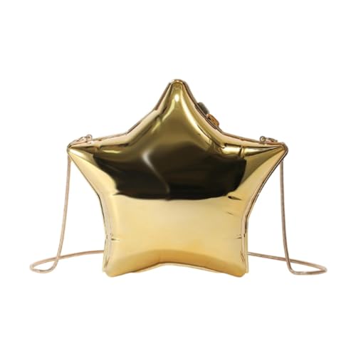 Amagogo Damen-Clutch aus Acryl, einzigartige, Elegante Handtasche mit Kettenriemen, sternförmige Abendtasche für Abschlussbälle, formelle Hochzeiten, Gold Amagogo Damen-Clutch aus Acryl, einzigartige, Elegante Handtasche mit Kettenriemen, sternförmige Abendtasche für Abschlussbälle, formelle Hochzeiten, Gold von Amagogo