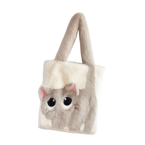 Amagogo Damen-Einkaufstasche, PU-Umhängetasche, Winter, flauschig, pelzig, Geldbörse, Plüsch, Handtasche, Beige Aprikose Amagogo Damen-Einkaufstasche, PU-Umhängetasche, Winter, flauschig, pelzig, Geldbörse, Plüsch, Handtasche, Beige Aprikose von Amagogo