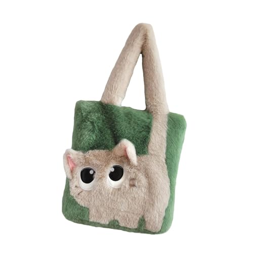 Amagogo Damen-Einkaufstasche, PU-Umhängetasche, Winter, flauschig, pelzig, Geldbörse, Plüsch, Handtasche, Grüne Aprikose Amagogo Damen-Einkaufstasche, PU-Umhängetasche, Winter, flauschig, pelzig, Geldbörse, Plüsch, Handtasche, Grüne Aprikose von Amagogo