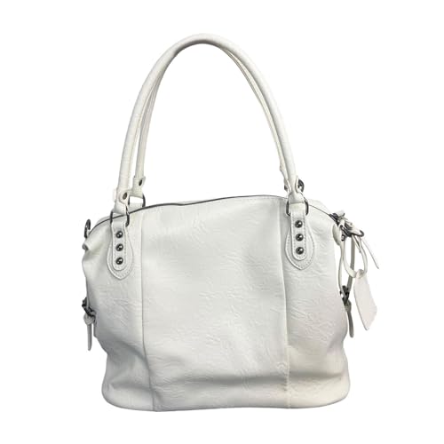 Amagogo Damen-Einkaufstasche aus PU-, modische Hobo-Tasche mit Reißverschluss, Handtasche für die Arbeit Amagogo Damen-Einkaufstasche aus PU-, modische Hobo-Tasche mit Reißverschluss, Handtasche für die Arbeit von Amagogo