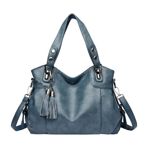 Amagogo Damen Handtaschen Beutel Vielseitige Damen Umhängetasche für Dating Reisen Pendeln, Blau Amagogo Damen Handtaschen Beutel Vielseitige Damen Umhängetasche für Dating Reisen Pendeln, Blau von Amagogo