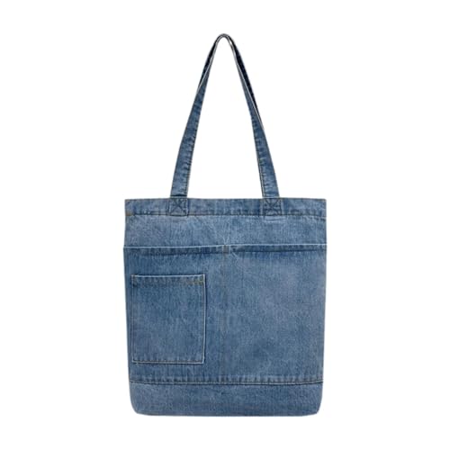 Amagogo Damen-Jeans-Einkaufstasche, Einkaufstasche, vielseitig einsetzbar, leicht, Retro-Stil, Geldbörse, Reise-Umhängetasche für Outdoor-Sport, Arbeit Amagogo Damen-Jeans-Einkaufstasche, Einkaufstasche, vielseitig einsetzbar, leicht, Retro-Stil, Geldbörse, Reise-Umhängetasche für Outdoor-Sport, Arbeit von Amagogo
