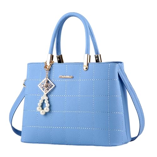 Amagogo Damen-Umhängetasche, modische Handtasche für Mama, Valentinstagsgeschenke, tägliches Einkaufen, Blau Amagogo Damen-Umhängetasche, modische Handtasche für Mama, Valentinstagsgeschenke, tägliches Einkaufen, Blau von Amagogo