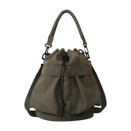 Amagogo Damen Umhängetasche mit Kordelzug, lässige Schultertasche für Partys, Arbeit, Dating, Outdoor, GRÜN von Amagogo