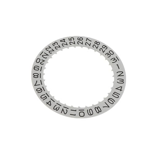 Amagogo Datumsscheibe für Uhrwerk, Uhrenkalenderscheibe, praktisches, praktisches Uhrenkalenderzifferblatt für Uhrmacher, Männer, Frauen, Erwachsene, 23.5 cm für 9015 von Amagogo