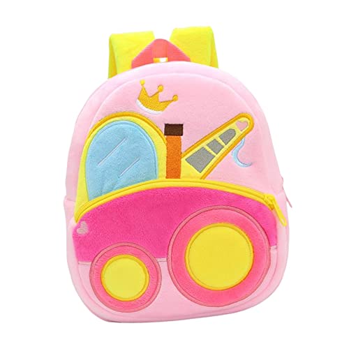 Amagogo Engineering Vehicle Theme Toddler Book Bag Daypack School Bags Backpack Bookbag Kids Backpack for Travel, Nursery, Girls, Boys, Children, Kran von Amagogo