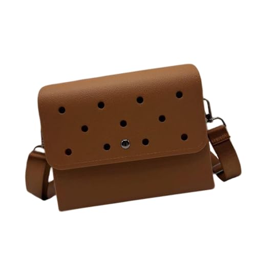 Amagogo Eva Beach Bag mit Loch Umhängetasche für Boot Tour Schwimmbad Valentines Geschenk, Karamell von Amagogo