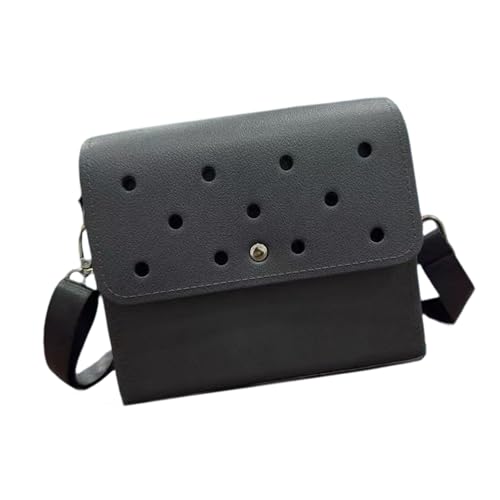 Amagogo Eva Beach Bag mit Loch Umhängetasche für Boot Tour Schwimmbad Valentines Geschenk, Schwarz von Amagogo