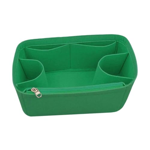 Amagogo Filzeinsatztasche Grün Multifunktions-Innentasche für Damen Shopping Strand Reisen, Mittel von Amagogo