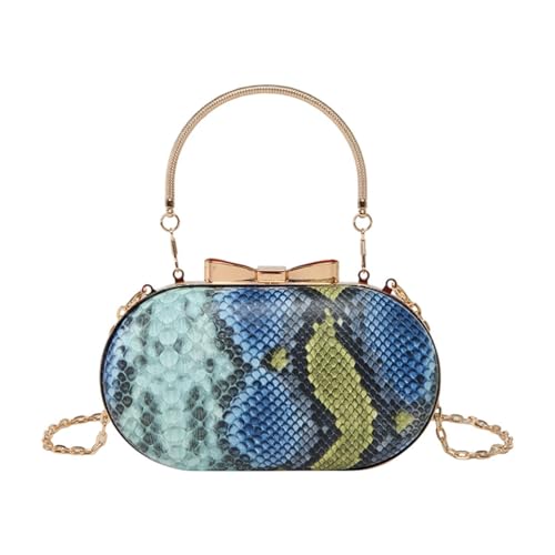 Amagogo Frau Abendtasche Crossbody Tasche Kupplung Geldbörse zum Valentinstagsgeschenk vielseitig, Blau von Amagogo