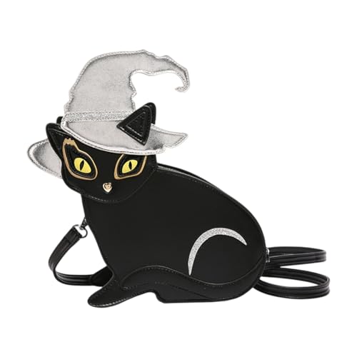 Amagogo Frau Umhängetasche Dame Tier Crossbody Tasche für Ferienferien Strand, Silber von Amagogo