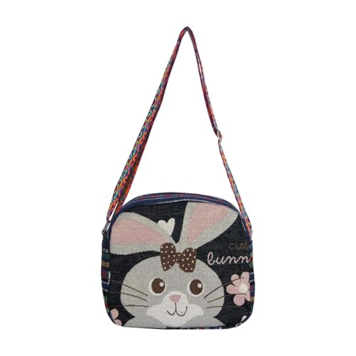 Amagogo Frau Umhängetasche Handtasche trendy für Camping Sport Travel Work, Häschen Amagogo Frau Umhängetasche Handtasche trendy für Camping Sport Travel Work, Häschen von Amagogo