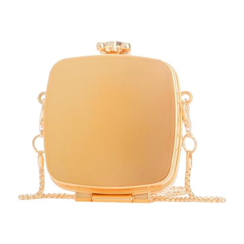 Amagogo Frauen Brieftasche kreative tragbare Geldbörse für den täglichen Tragen Urlaub Dating im Freien, Goldenes Quadrat von Amagogo