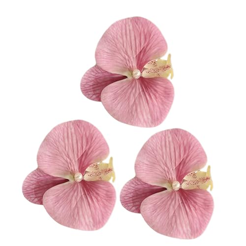 Amagogo Haarspange mit Blumen-Haarspangen, Haarschmuck, originelle Dekoration, Kopfschmuck, Kopfbedeckung für Reisen, Partys, Bühnenshows, Hochzeiten, Kinder, ROSA von Amagogo