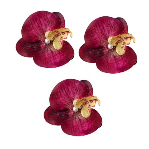 Amagogo Haarspange mit Blumen-Haarspangen, Haarschmuck, originelle Dekoration, Kopfschmuck, Kopfbedeckung für Reisen, Partys, Bühnenshows, Hochzeiten, Kinder, lila von Amagogo