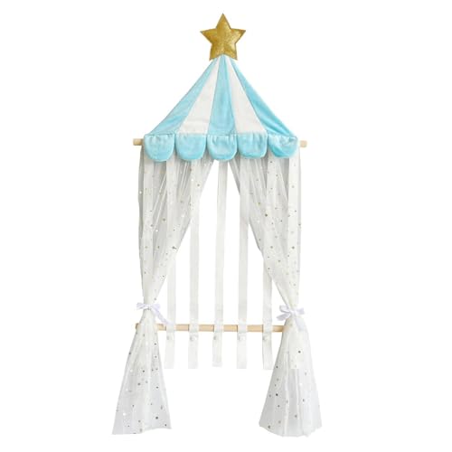 Amagogo Haarspangen Organizer Haarschleifen Halter Niedlich für Mädchen Zimmer Haarclip Schleifen Halter für Baby Haarschmuck Baby Kinderzimmer Dekorationen, Blau von Amagogo