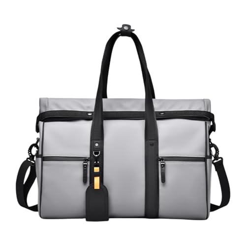 Amagogo Herren Umhängetasche für Pendelreisen, Tragbare Sporttasche für den Alltag, Grau von Amagogo
