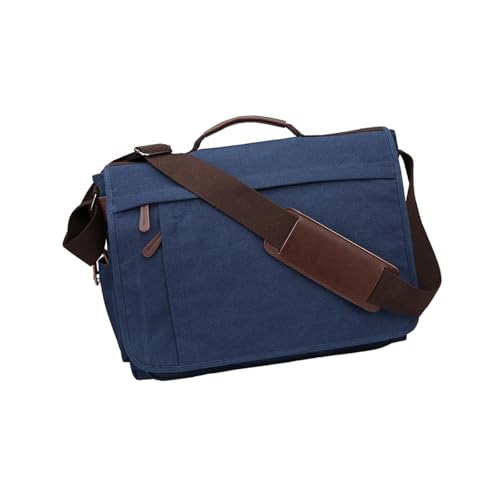 Amagogo Herren Umhängetasche mit Reißverschluss Business Computer Tasche zum Angeln Reiten Radfahren, tiefes Blau Amagogo Herren Umhängetasche mit Reißverschluss Business Computer Tasche zum Angeln Reiten Radfahren, tiefes Blau von Amagogo
