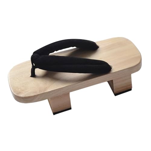 Amagogo Japanische Holzclogs, Schuhe, Flip-Flops, bequem, langlebig, für Damen und Herren, japanische traditionelle Sandalen, Hausschuhe für Zuhause im, 42 von Amagogo