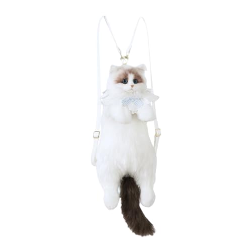 Amagogo Katzenförmiger Rucksack, modischer, lebensechter Stofftier-Rucksack für die Einkaufsstraße, Style C Amagogo Katzenförmiger Rucksack, modischer, lebensechter Stofftier-Rucksack für die Einkaufsstraße, Style C von Amagogo