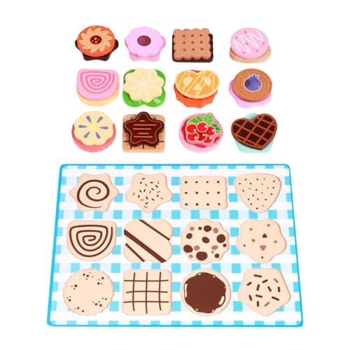 Amagogo Kinder Spielset Aus Holz, Pädagogisches Lernspielzeug, Backset für Kinder Im Alter von 3 4 5 6 von Amagogo