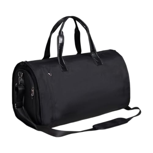 Amagogo Kleidungsstätte für Männer Frauen Große Tragbare Multifunktionale Handtasche über Nacht Anzug Reisen Tasche, Brauner Polyester von Amagogo