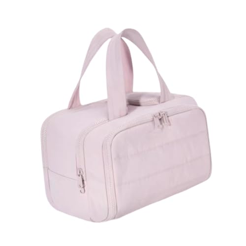 Amagogo Kosmetik-Organizer, Kulturbeutel, tragbar, große Kapazität, Reise-Kosmetiktasche, offener Kulturbeutel für Picknicks, Frauen, Reisen, Urlaub, ROSA Amagogo Kosmetik-Organizer, Kulturbeutel, tragbar, große Kapazität, Reise-Kosmetiktasche, offener Kulturbeutel für Picknicks, Frauen, Reisen, Urlaub, ROSA von Amagogo