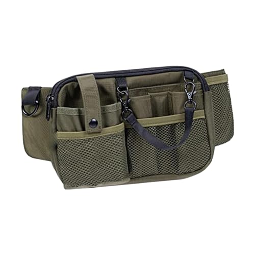 Amagogo Krankenschwester Bauchtasche, mehrere Fächer, Still-Organizer, Gürteltasche, Schürze, Hüfttasche, Utility Waist Pack für Bandagen Supplies, grün von Amagogo