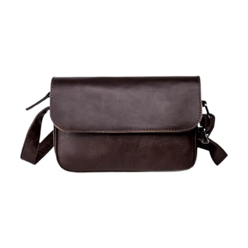 Amagogo Kuriertasche, Verstellbarer Schultergurt, PU-, lässige Handtasche, Business-Umhängetasche für Familie, Freunde, Arbeit, Kaffee von Amagogo