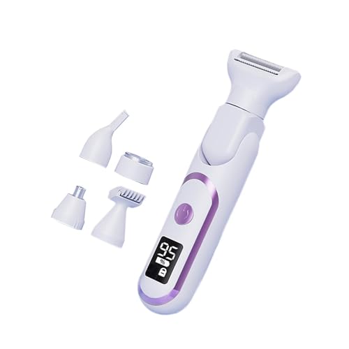 Amagogo Lady Ganzkörper einfach Reinigung der Nase Hait Trimmer Elektrischer Körper Haarschneider für lange und kurze Haarbikini Frauen, Weiß von Amagogo