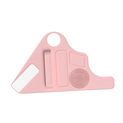 Amagogo Make-Up Pad Make-Up Pinsel Reinigung Matte Kosmetik Pinsel Organizer Rack für Künstlerbedarf, Rosa von Amagogo