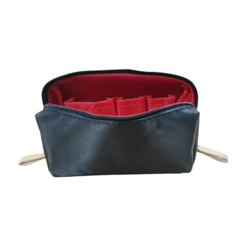 Amagogo Make-up-Tasche, Reise-Kosmetik-Aufbewahrungstasche, große Kapazität, tragbare Reißverschlusstasche, Kulturbeutel, Make-up-Organizer für Pinsel, Männer, Rot, groß von Amagogo