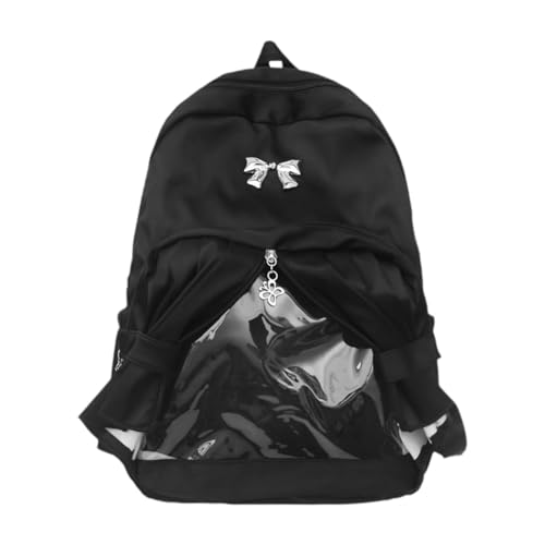 Amagogo Modischer Rucksack für Damen, Trendiger Rucksack für Shopping auf der Straße, im Freien, Reisen, Schwarz Amagogo Modischer Rucksack für Damen, Trendiger Rucksack für Shopping auf der Straße, im Freien, Reisen, Schwarz von Amagogo
