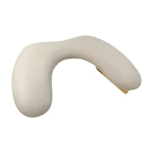 Amagogo Nagelarm Ruhe Kissen Stand Matte, PU tragbar u Form Praktische Maniküre Handruhe Armlehne für Salon Holiday persönlich, Milchkaffee von Amagogo