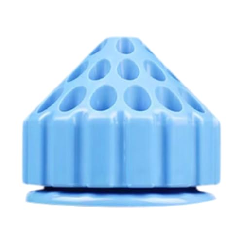 Amagogo Nagelkunst Organizer Schnitzwerkzeug Bithalter, Speicherpolierschleifkopf -Rackhalter, 360 Grad rotieren, Blau von Amagogo