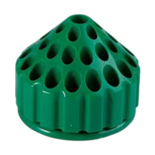 Amagogo Nagelkunst Organizer Schnitzwerkzeug Bithalter, Speicherpolierschleifkopf -Rackhalter, 360 Grad rotieren, Dunkelgrün von Amagogo