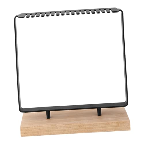 Amagogo -Organizer, Ständer, Regalhalter für 18 Uhrenarmbänder, Uhrenarmbandhalter aus Holz für Männer oder Frauen fürs Büro zu Hause, Schwarz von Amagogo