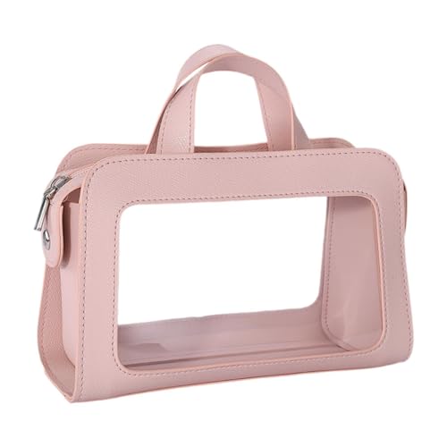 Amagogo PU -Make -up -Tasche, Frauen Kosmetikbeutel, leichter wasserdichte Toilettenbeutel für Toilettenartikel Kosmetikmake -up -Geschenk, Rosa von Amagogo