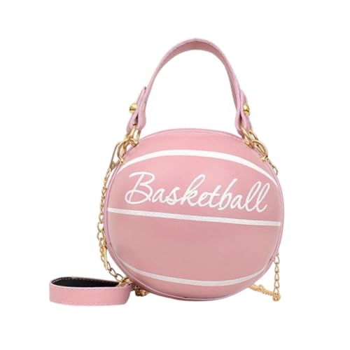Amagogo PU Umhängetasche Basketball -geformte Crossbody -Tasche für Reiseabendarbeit, Rosa Amagogo PU Umhängetasche Basketball -geformte Crossbody -Tasche für Reiseabendarbeit, Rosa von Amagogo