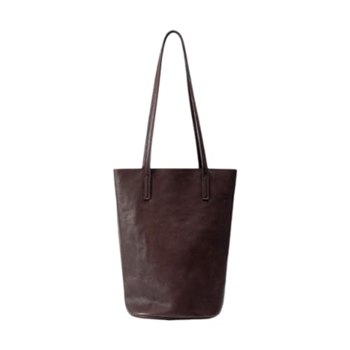 Amagogo PU Umhängetasche für Frauen, die Reisebrand Damen Handtasche Pendeln, Kaffee, L von Amagogo